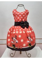 VESTIDO MINNIE VERMELHO REGATA TAM. P